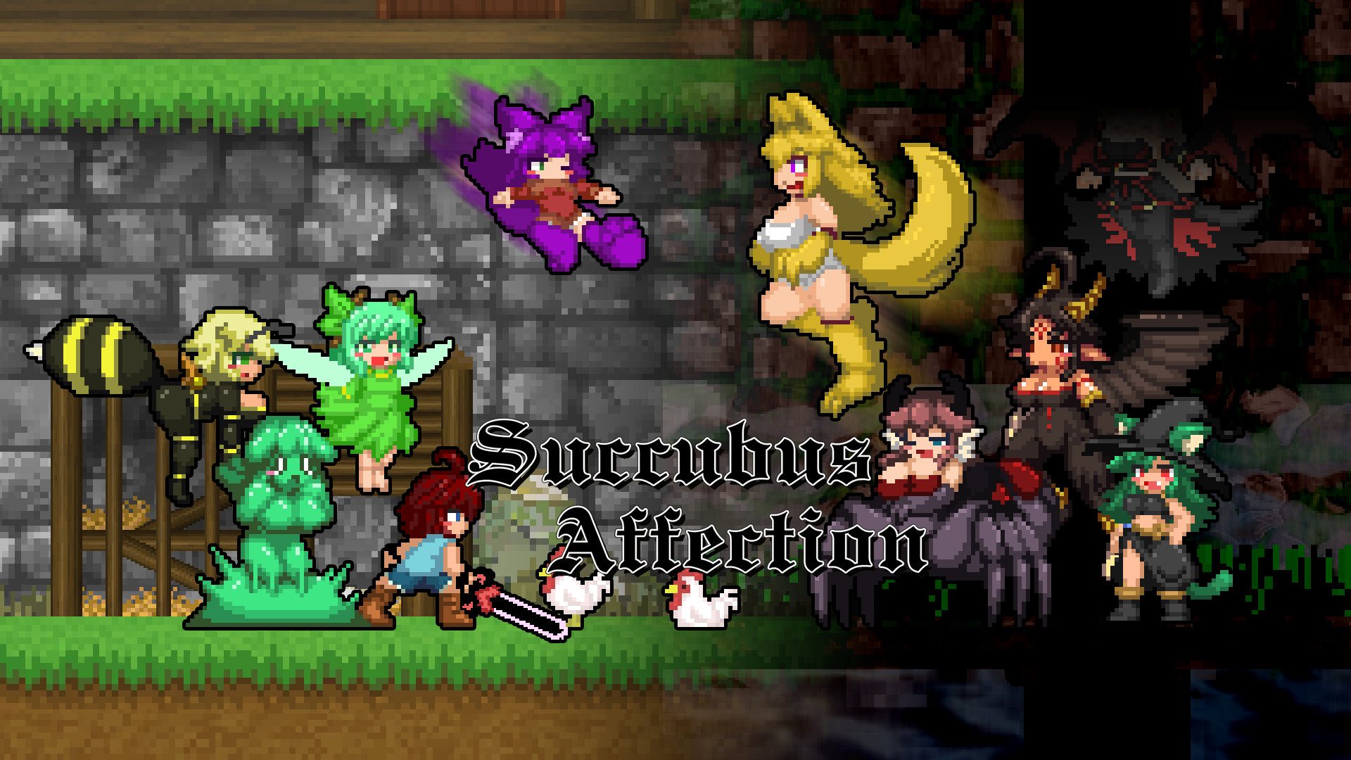 Succubus Affection Patch - Kagura Games