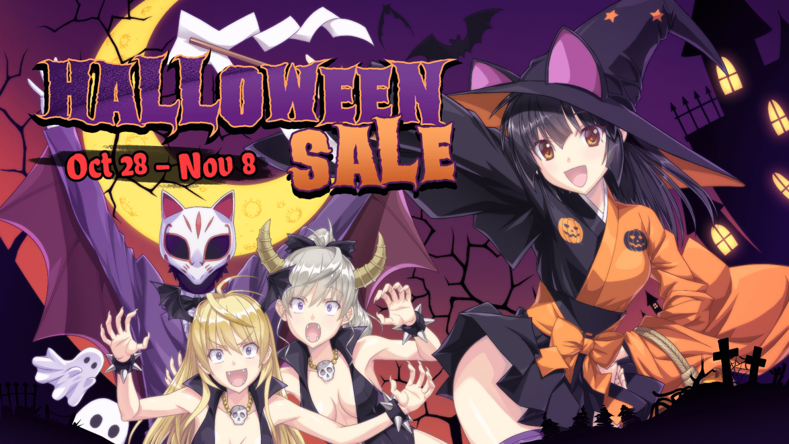 The Halloween Sale 2021 Is Now Live! Kagura Games