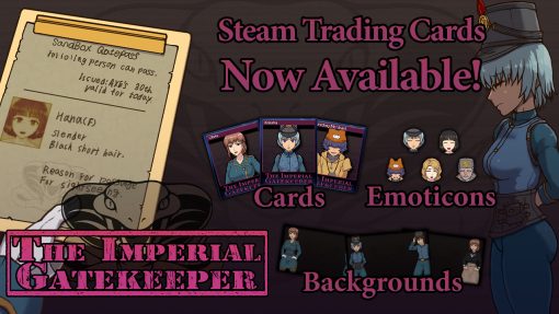 The Imperial Gatekeeper Trading Cards and More! - Kagura Games